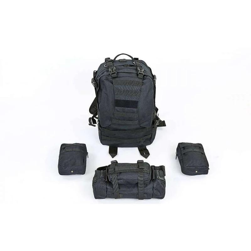 Рюкзак с подсумками 55 л Черный (3434350) - фото 2 Рюкзак с подсумками 55 л Черный (3434350) - фото 2