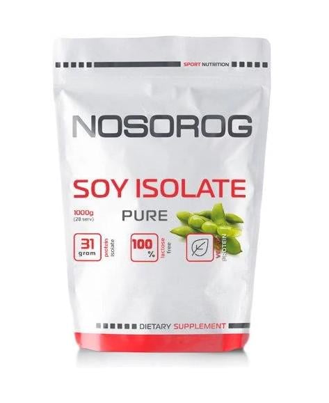 Протеин Nosorog Nutrition Soy isolate 1000 g 28 servings Natural