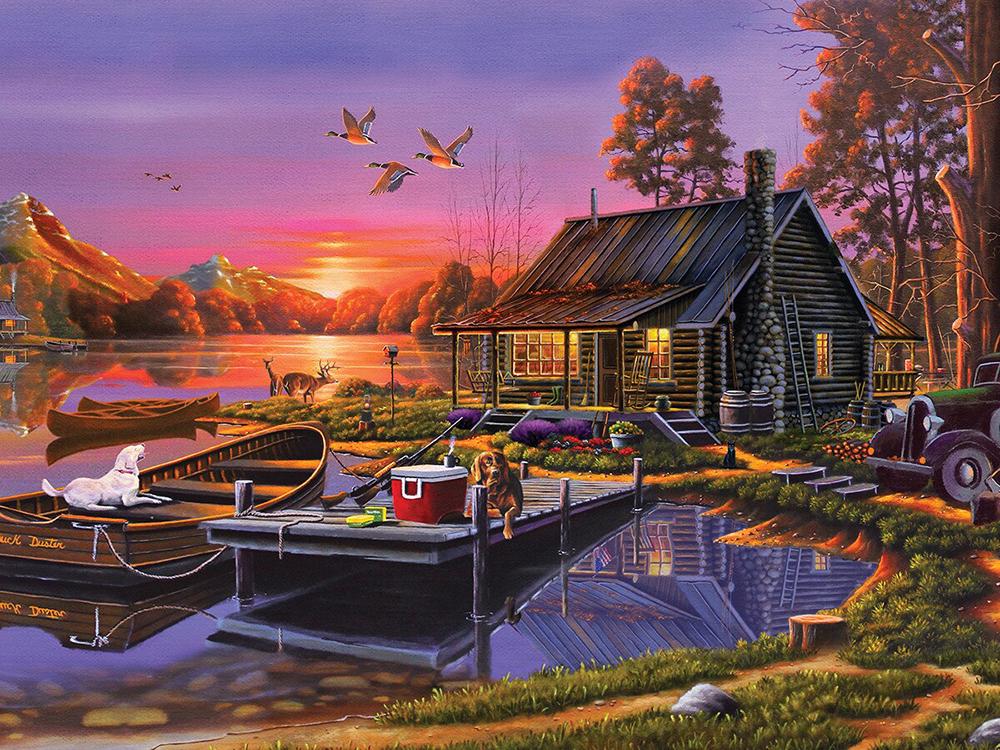 Алмазная мозаика Emerald Craft Дача у озера 40x50 см (25144) Алмазная мозаика Emerald Craft Дача у озера 40x50 см (25144)