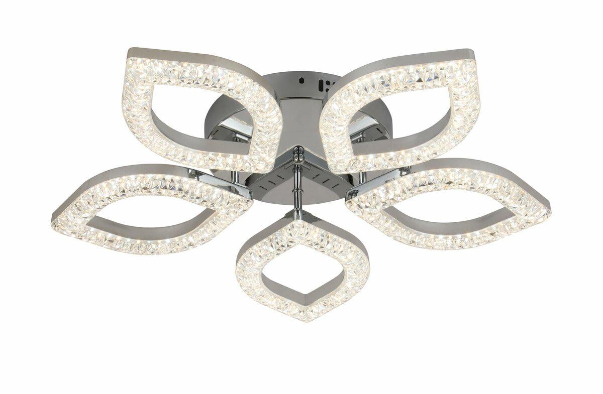 Люстра светодиодная акриловая 2721/5 CR 50Wх2 (43792)