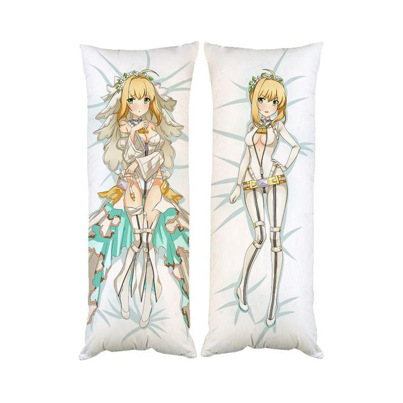 Подушка дакимакура Нерона Клавдия Брайд Nero Fate Grand Order декоративная для обнимания 50x150 см (1834013042)