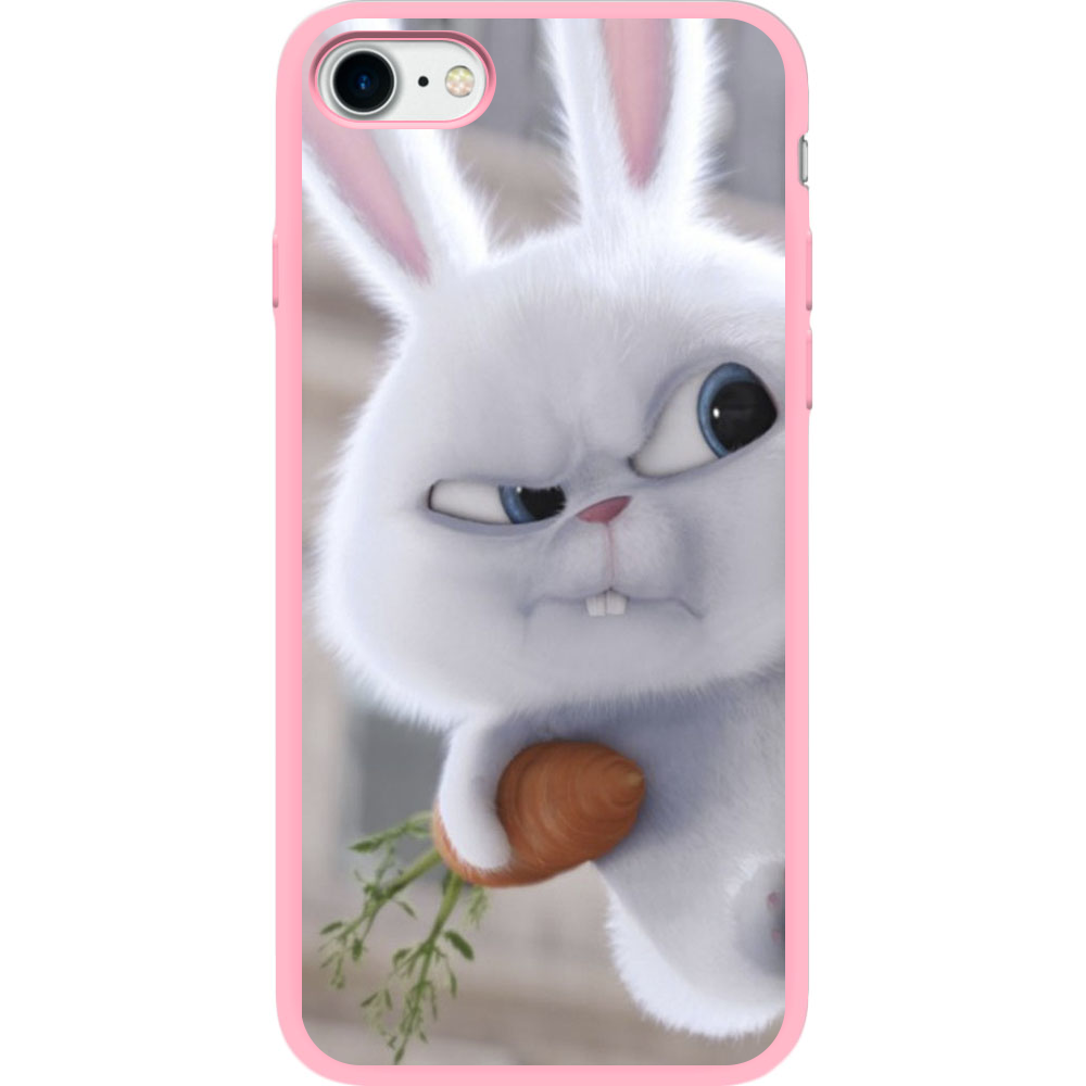 Чехол BoxFace Apple iPhone 7/8 SE  2020 Rabbit Snowball Розовый силикон (26205-up1116-35446)
