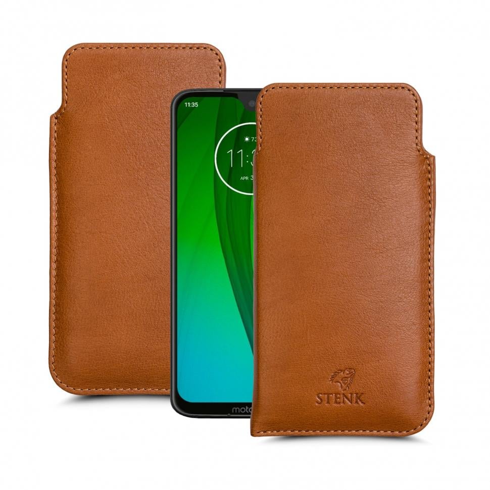 Футляр Stenk Elegance для Motorola Moto G7 Camel (64213)