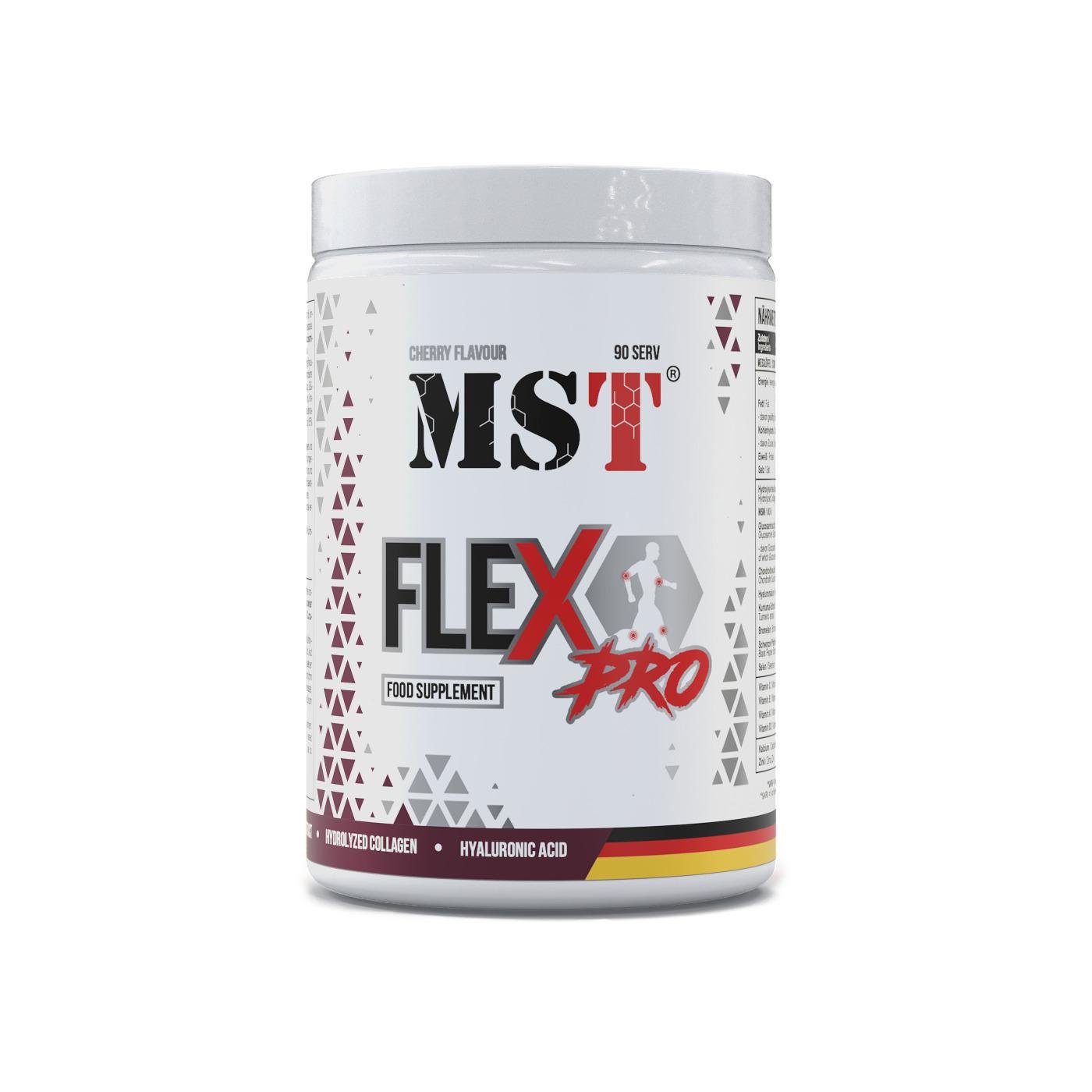 Добавка MST Flex Pro для суглобів і зв’язок з колагеном Вишня 90 порцій 945 г (17704266)