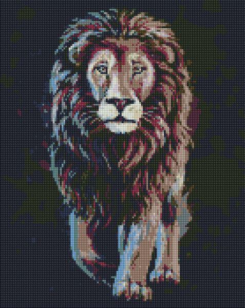 Алмазная мозаика Идейка Гордость джунглей 40x50 см (Id-AMO7306)