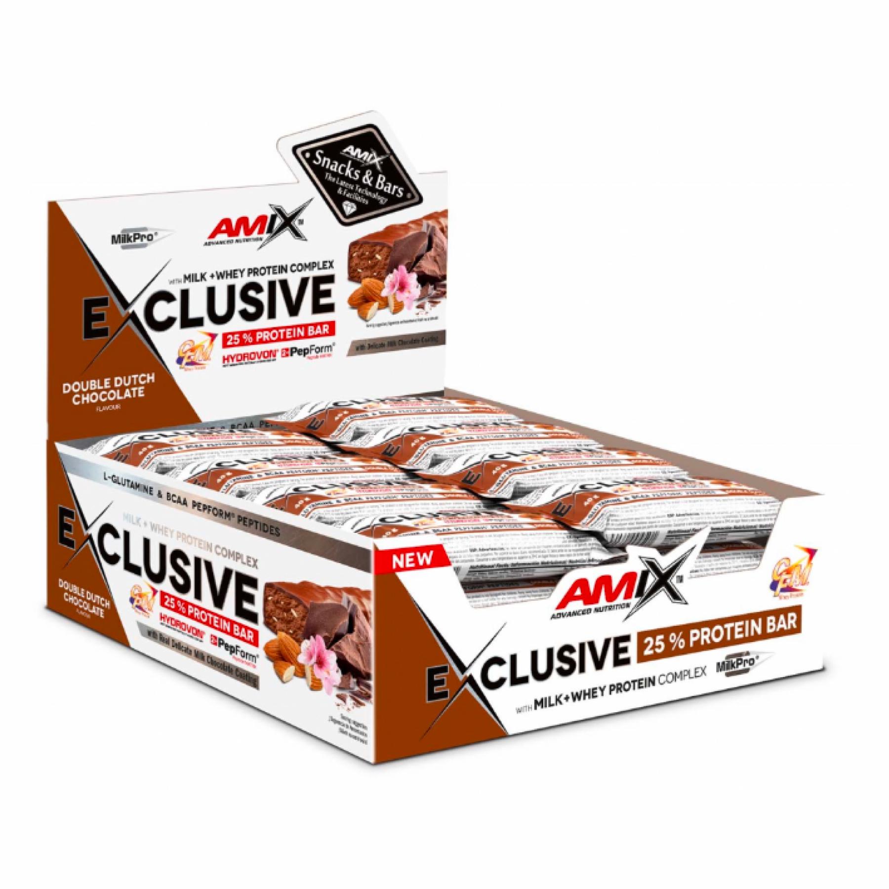 Спортивный батончик Exclusive Protein Bar 12x85 г Double Dutch Chocolate (2022-09-1046)