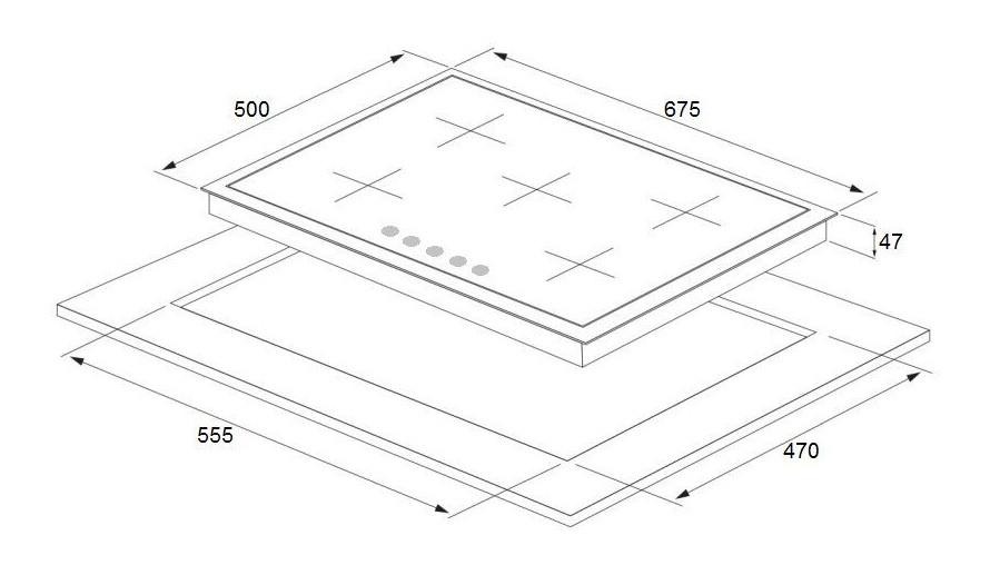 Варочная поверхность газовая Fabiano FHG-R 23-75 VGH-T Слоновая кость - фото 7 Варочная поверхность газовая Fabiano FHG-R 23-75 VGH-T Слоновая кость - фото 7