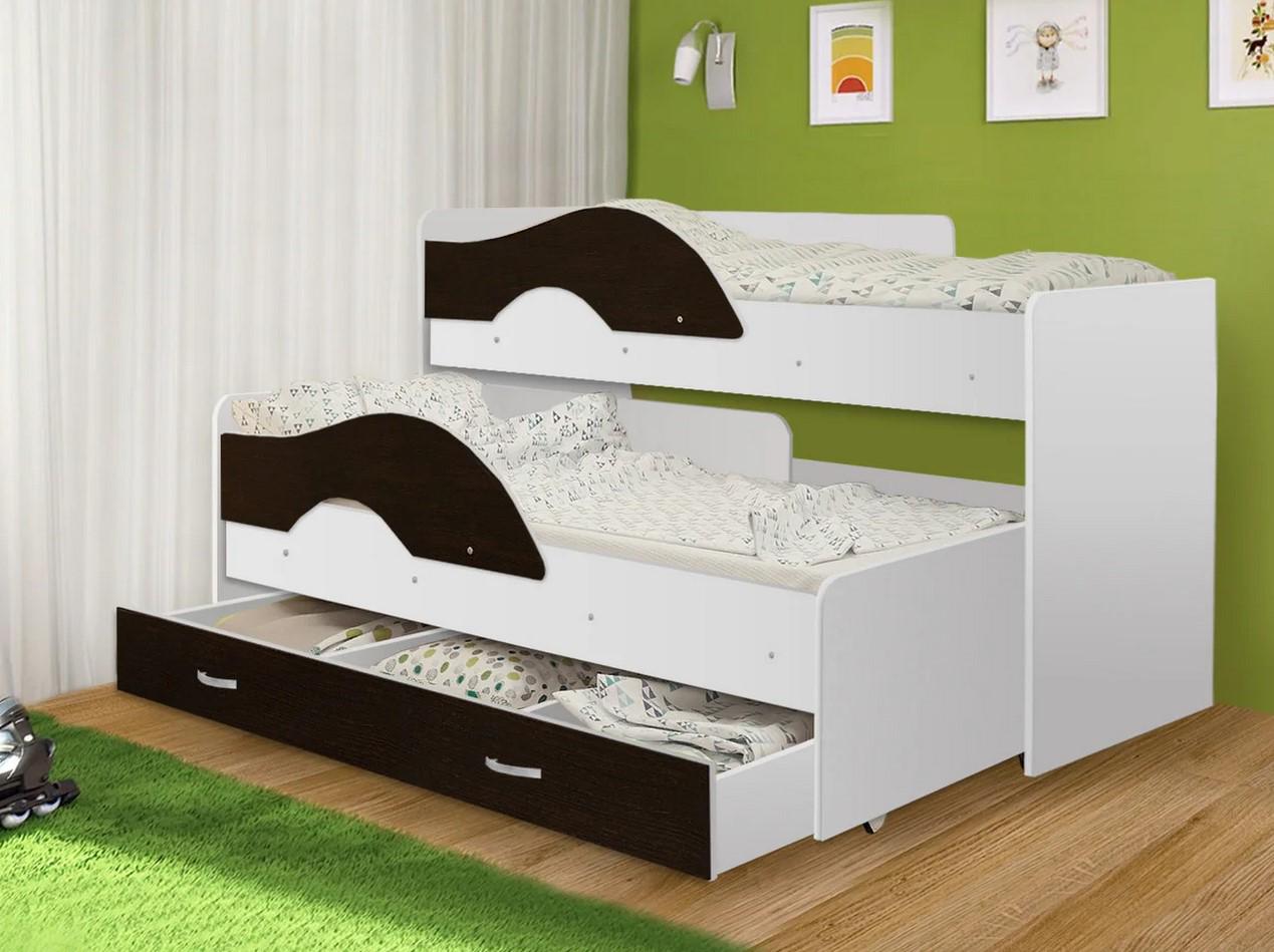 Кровать двухъярусная Fmebel Саванна низкая 80x160 см