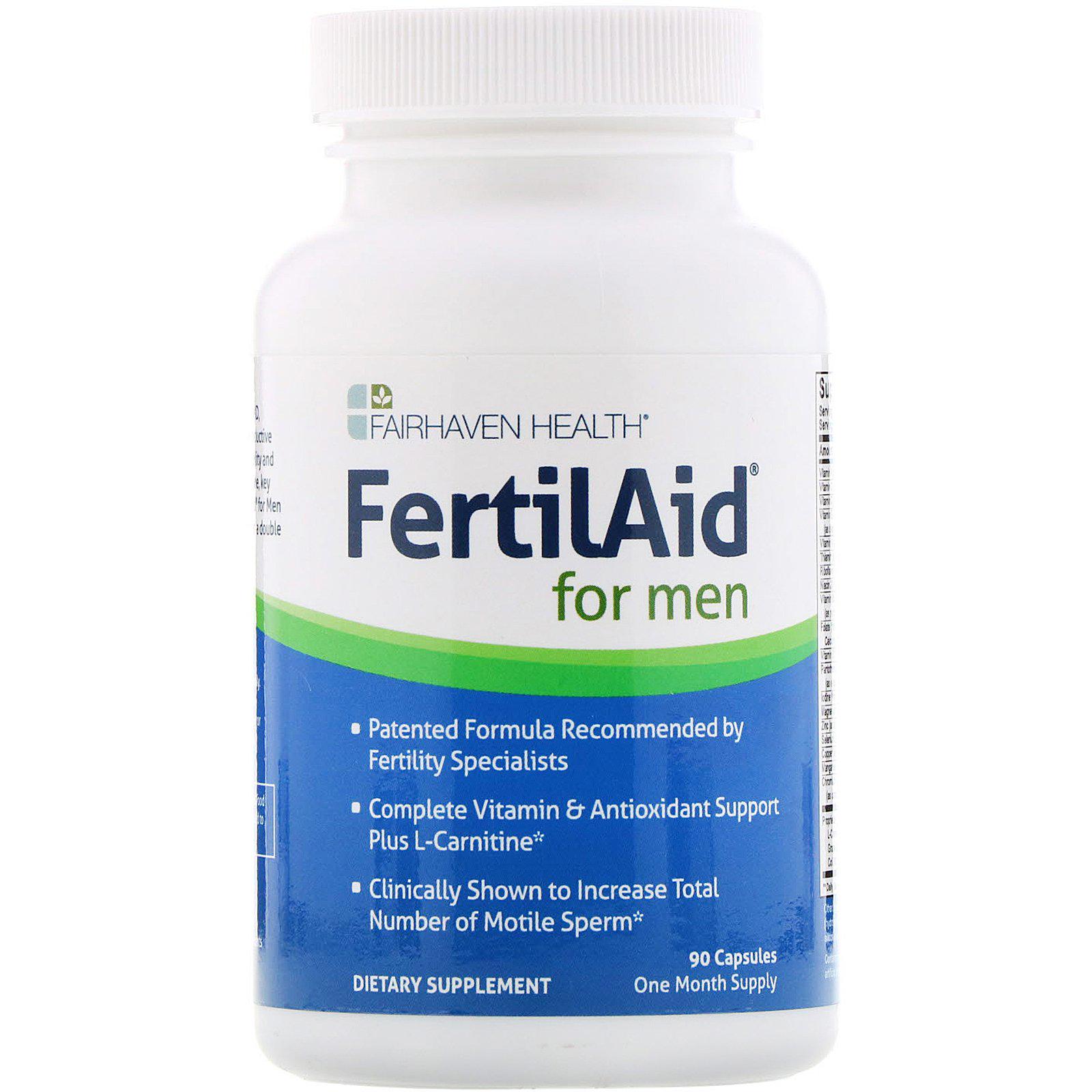 Витамины для фертильности FertilAid for men 90 капсул (196)