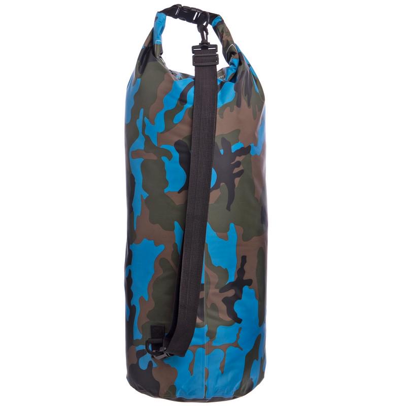 Водонепроникний гермомішок SP-Sport Waterproof Bag TY-6878-30 30л Мілітарі/Синій (NA001443) - фото 2