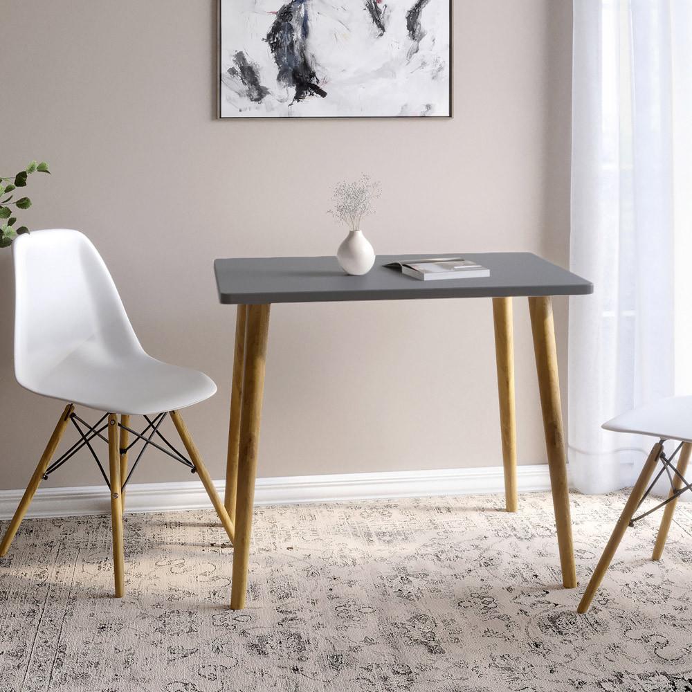 Обідній стіл Lion Маямі-2 дерев'яні ніжки Антрацитовий (Lion-041186)