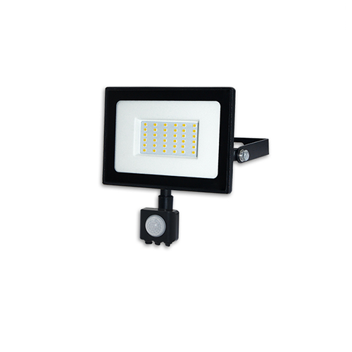 Светодиодный прожектор Master Tiga с датчиком движения IP65 4000K 30W Черный (mL-5795)