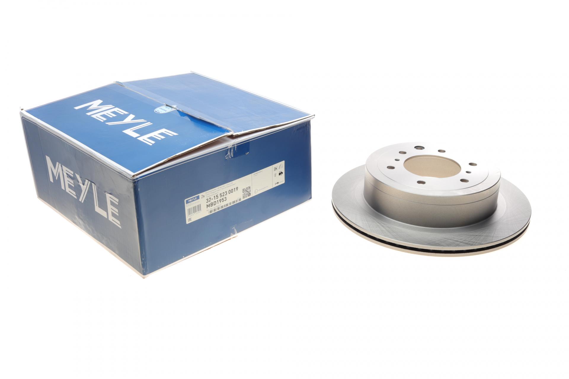 Диск тормозной задний Meyle для Mitsubishi Pajero IV 07- 332x18 мм (32-15 523 0019)