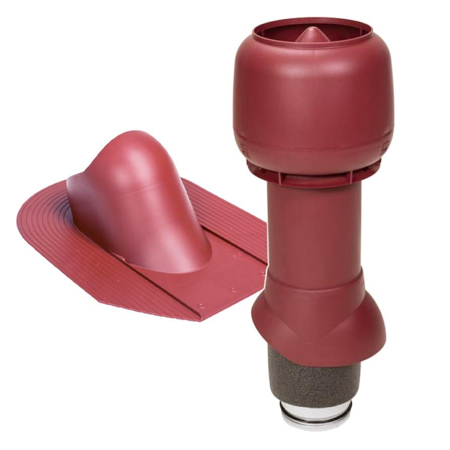 Вихід вентиляційний Vilpe для бітумної черепиці утеплений Ø 125 мм 500 мм 3009 Червоний (29905118) - фото 1 Вихід вентиляційний Vilpe для бітумної черепиці утеплений Ø 125 мм 500 мм 3009 Червоний (29905118) - фото 1