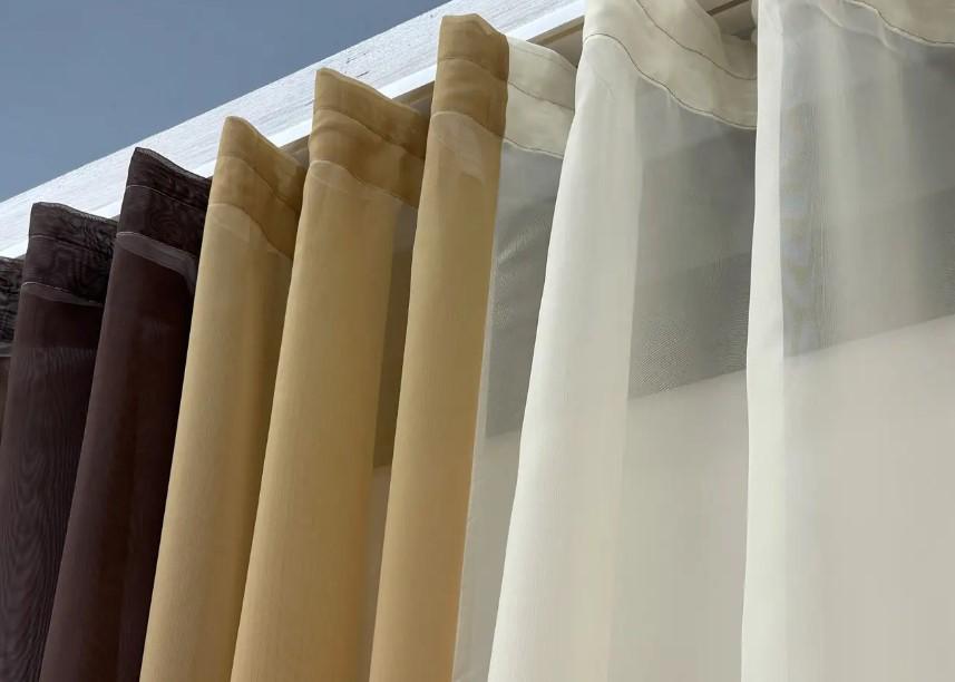 Комплект штор на кухню с подвязками 400х170 см Венге/Кофейный/Бежевый (054к) - фото 2 Комплект штор на кухню с подвязками 400х170 см Венге/Кофейный/Бежевый (054к) - фото 2