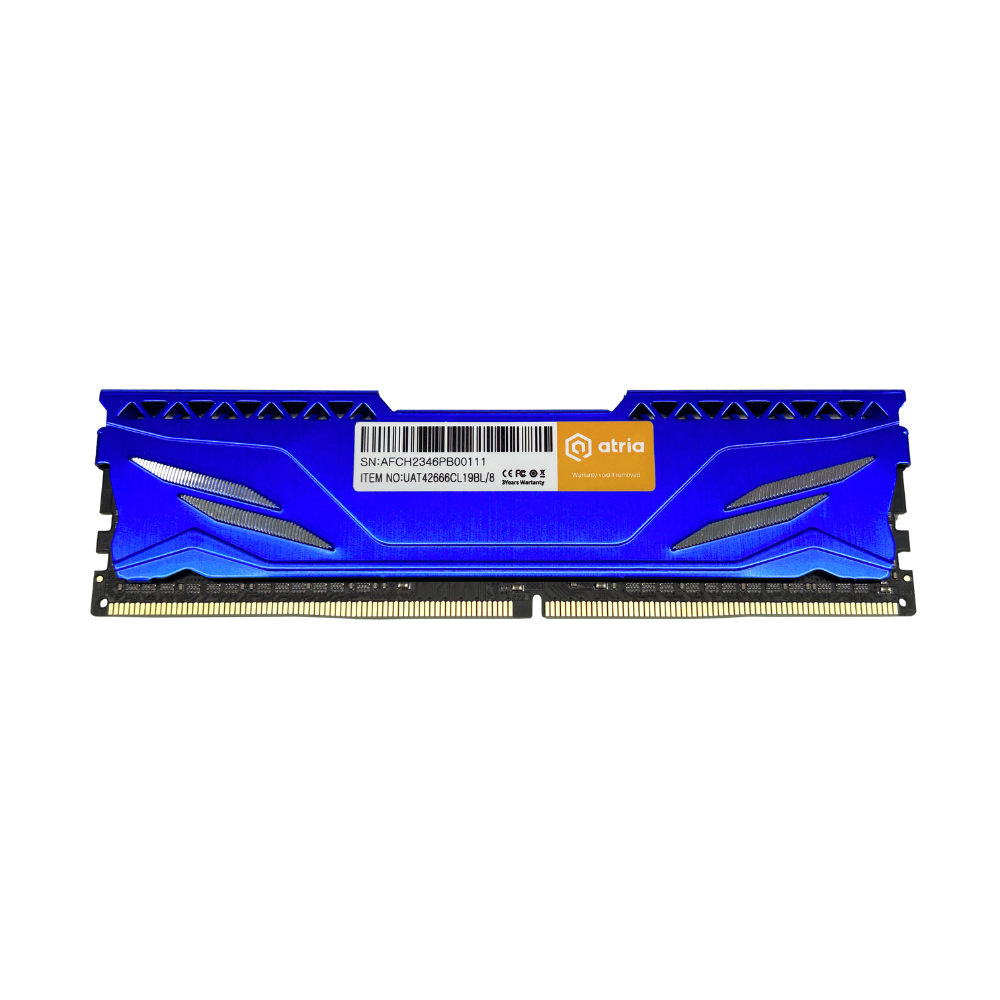 Оперативна пам'ять ATRIA Fly UAT42666CL19BL/8 DDR4 8 ГБ 2666 мГц для настільних ПК Blue (13827060) - фото 2