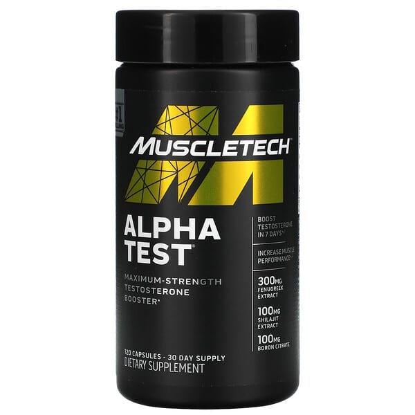 Бустер тестостерона MuscleTech Alpha Test 120 кап. (386)
