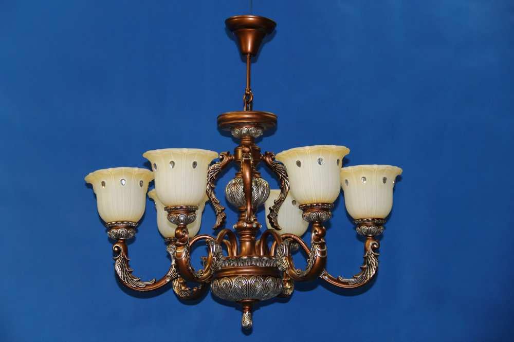 Люстра с плафонами Ray L6821/6 BR (IR006942)