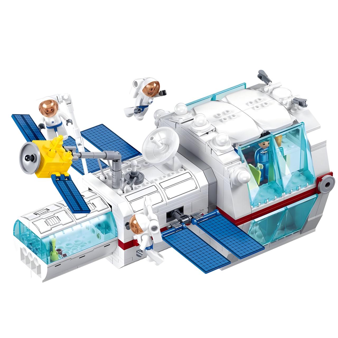 Конструктор Sluban Космический модуль 502 детали (M38-B1201) Конструктор Sluban Космический модуль 502 детали (M38-B1201)