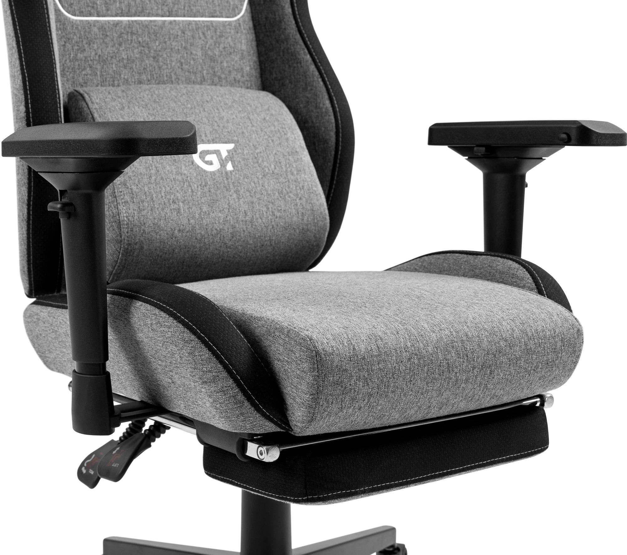 Кресло геймерское GT Racer X-2305 Fabric Grey/Black - фото 11
