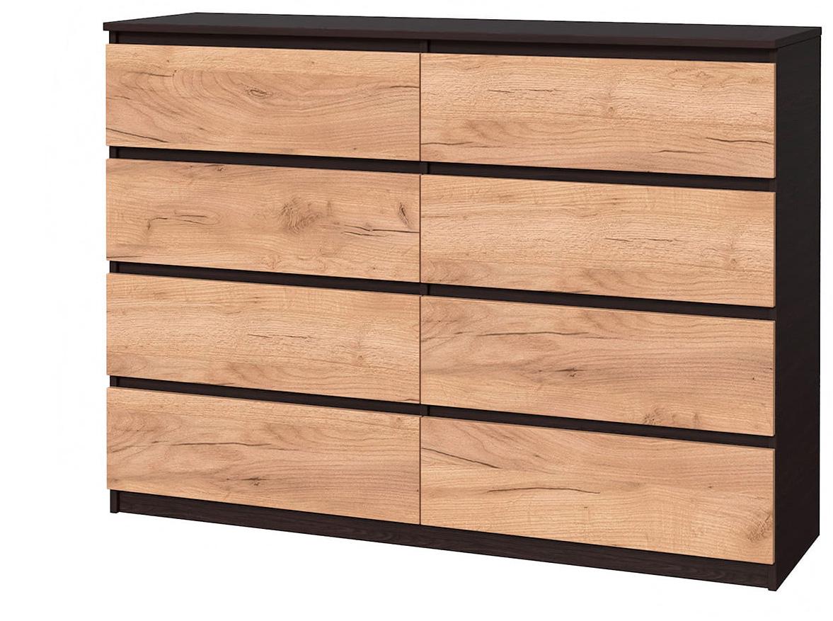 Комод современный Мастер Форм Брайт 1300х376х950 мм Венге магия/Дуб крафт золотой (20107) Комод современный Мастер Форм Брайт 1300х376х950 мм Венге магия/Дуб крафт золотой (20107)