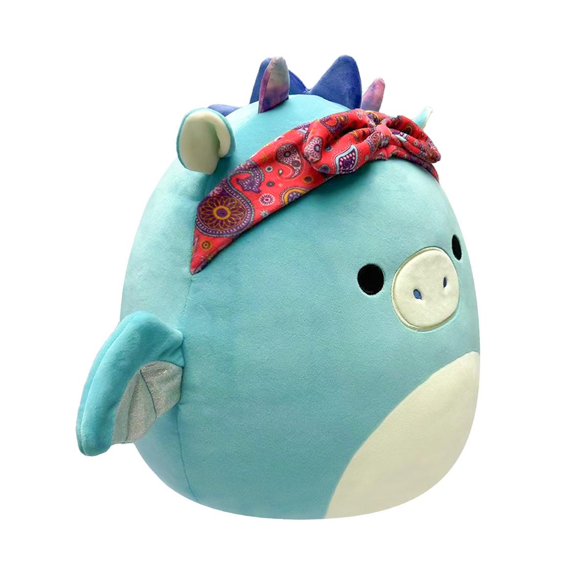 Игрушка мягкая SQUISHMALLOWS Дракон в Бандане 19 см - фото 3 Игрушка мягкая SQUISHMALLOWS Дракон в Бандане 19 см - фото 3