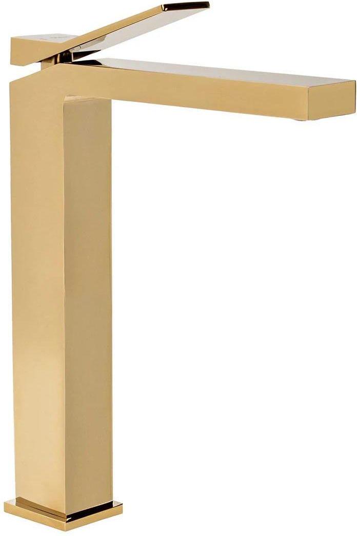 Смеситель для умывальника Rea Duet высокая Золотистый (Reab4415)