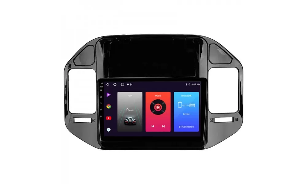 Штатная магнитола Sigma F9216 2/32 Gb Mitsubishi Pajero 3 V70 V60 1999-2006 BLACK 9"