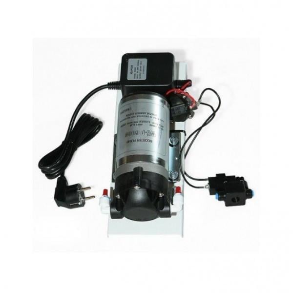 Помпа на осмос на кронштейне в сборе Aquakut 50G с блоком питания на 1,2А (104-326)