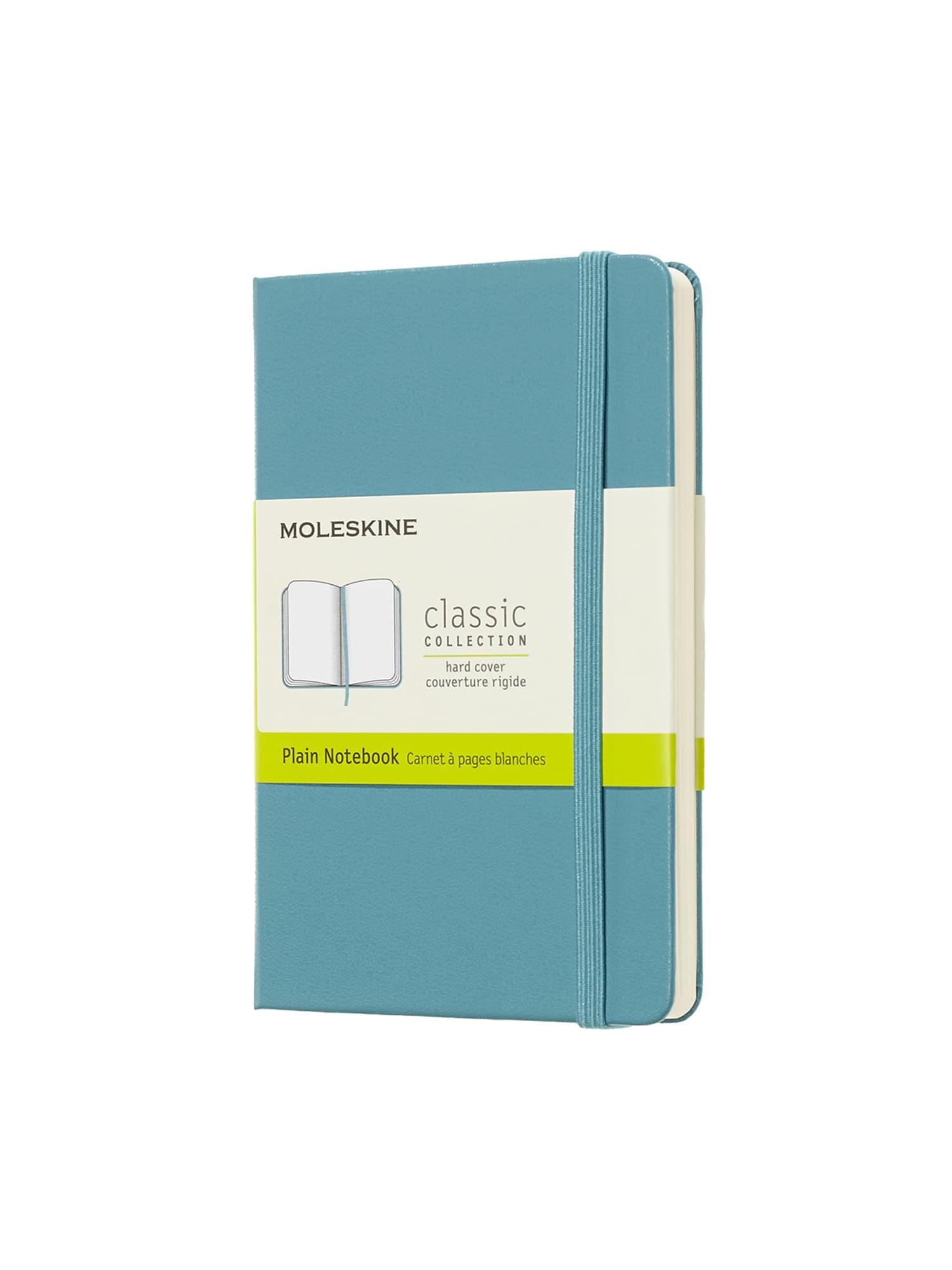 Записная книжка Moleskine Classic карманная нелинованная Океанский Синий (QP012B35)