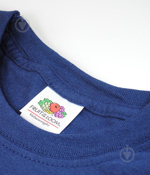 Футболка Fruit of the Loom ValueWeight XL Темно-Синий (06103603XXL) - фото 3