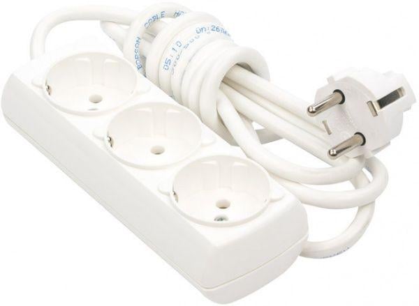 Подовжувач Borsan BR-1553-2 3 гнізда 2 м із заземленням - фото 2 Подовжувач Borsan BR-1553-2 3 гнізда 2 м із заземленням - фото 2