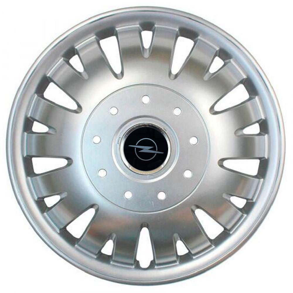 Колпаки SJS R16 с логотипом Opel NEW 410 4 шт. Серебристый (2789081137)