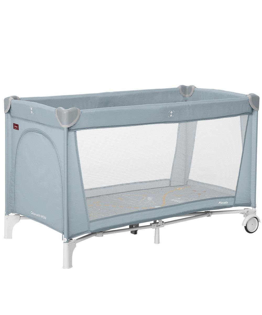 Детский манеж Carrello Piccolo+ Ash Grey с двухуровневым дном (CRL-18102)
