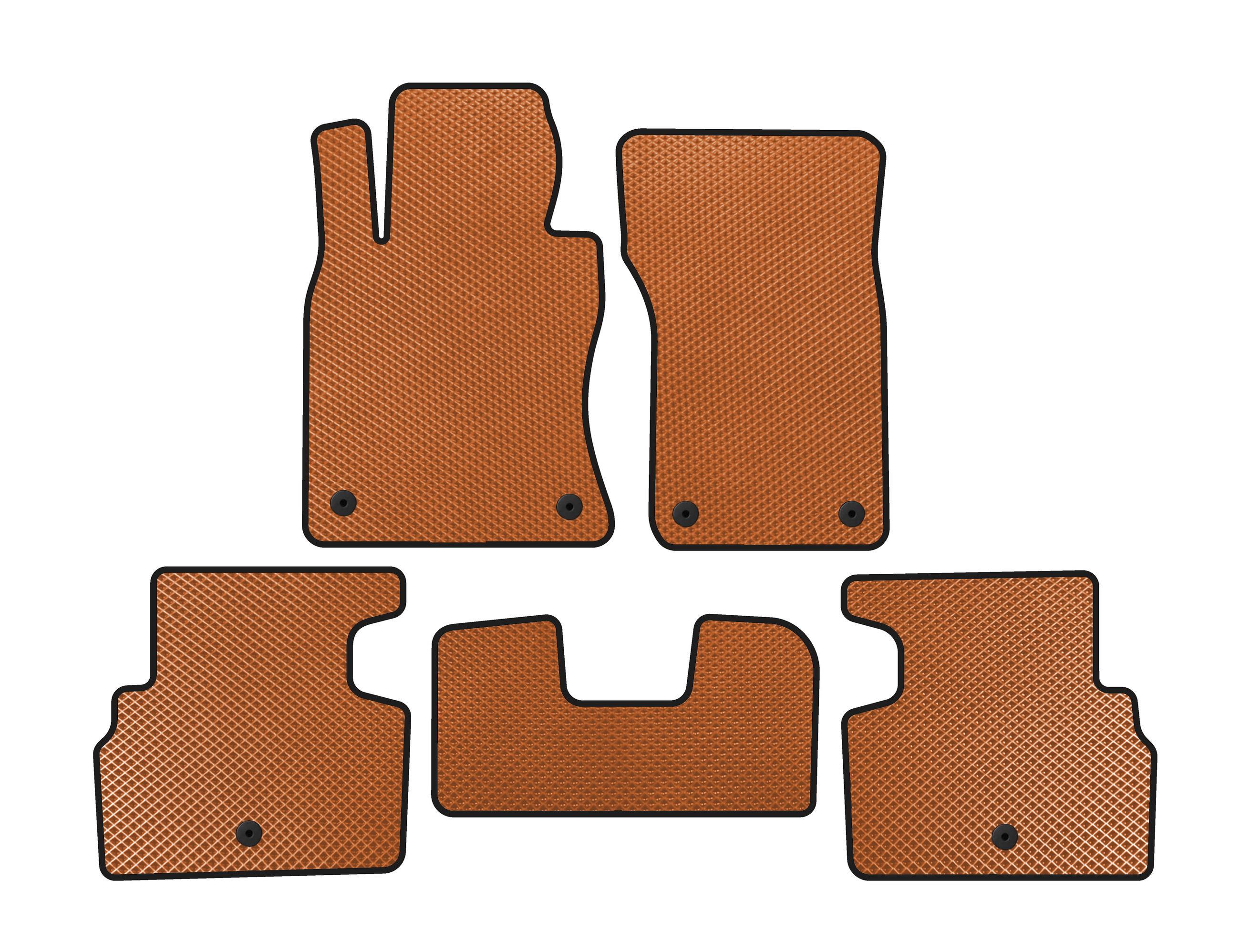 Коврики EVA Digital Designs для Infiniti Q50/Q60 2013-2024 гг. Оранжевый (144631)