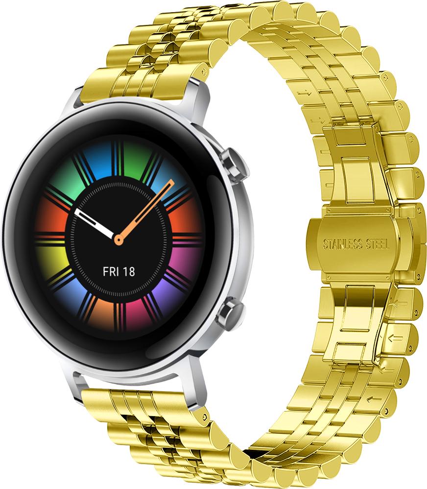 Браслет металлический Stech для Huawei Watch GT 2 42 мм Gold (26900-2A)