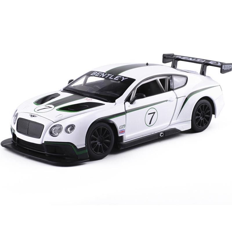 Игрушечная машинка металлическая Bentley Continental GT3 Concept Белый (28443691)