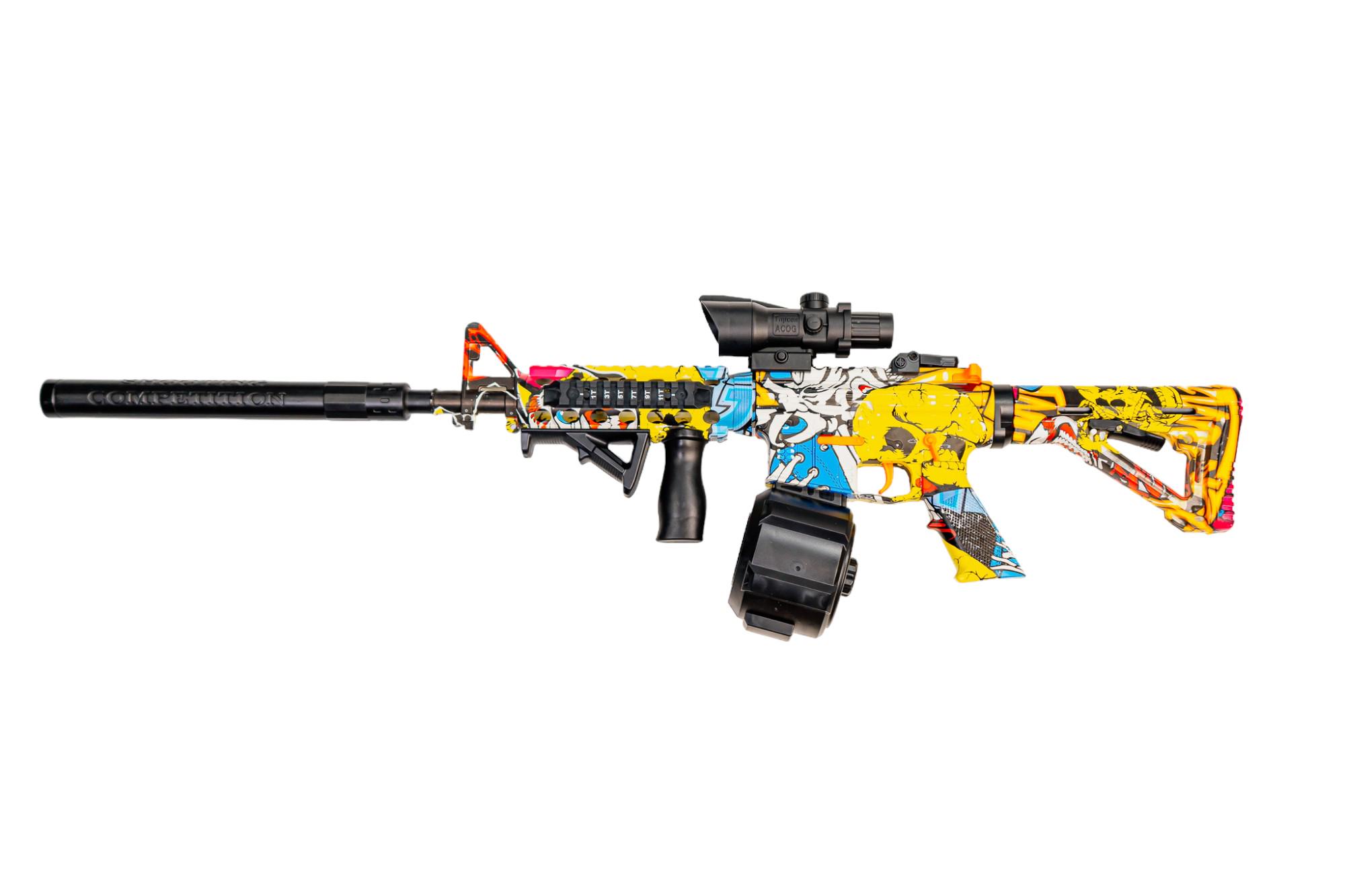 Детское оружие автомат-бластер M4A1 на орбизах (WH02-4)