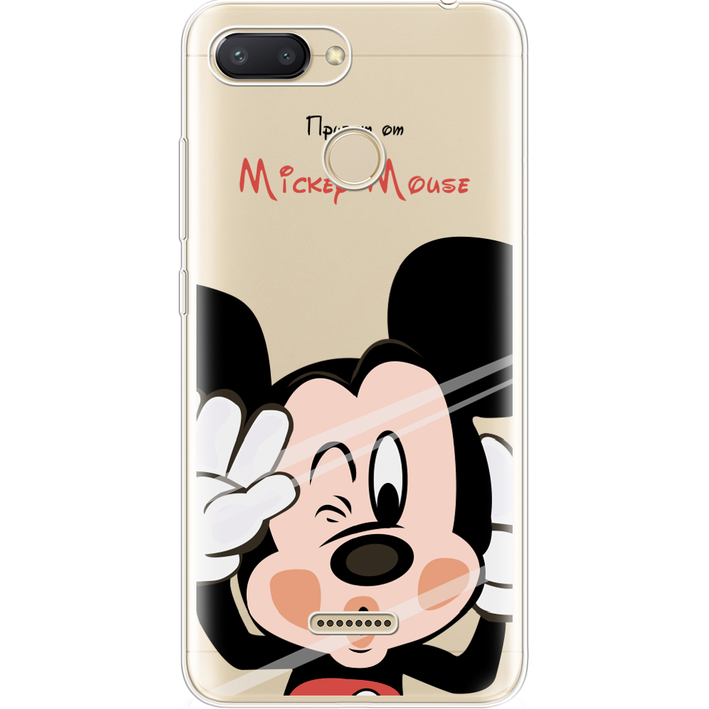 Чехол Boxface Xiaomi Redmi 6 Mister M Прозрачный силикон (34858-cc58-34858)