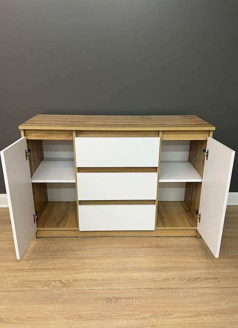 Комод для игрушек и одежды с ящиками 1100х750х400 мм Дуб аппалачи/Альба (357357) - фото 3 Комод для игрушек и одежды с ящиками 1100х750х400 мм Дуб аппалачи/Альба (357357) - фото 3