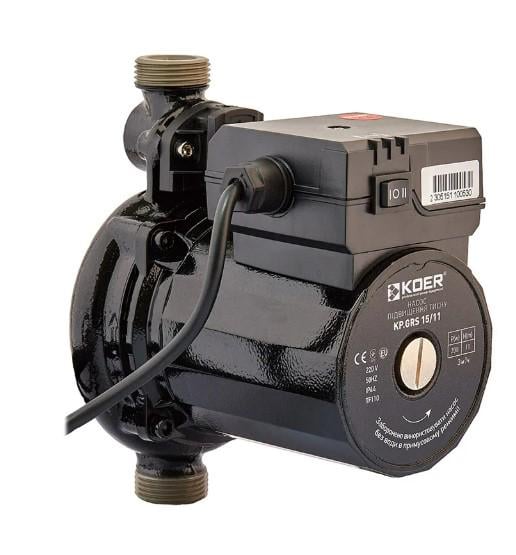 Насос для повышения давления KOER KP.GRS 15/11 с кабелем и гайками (KP3136)