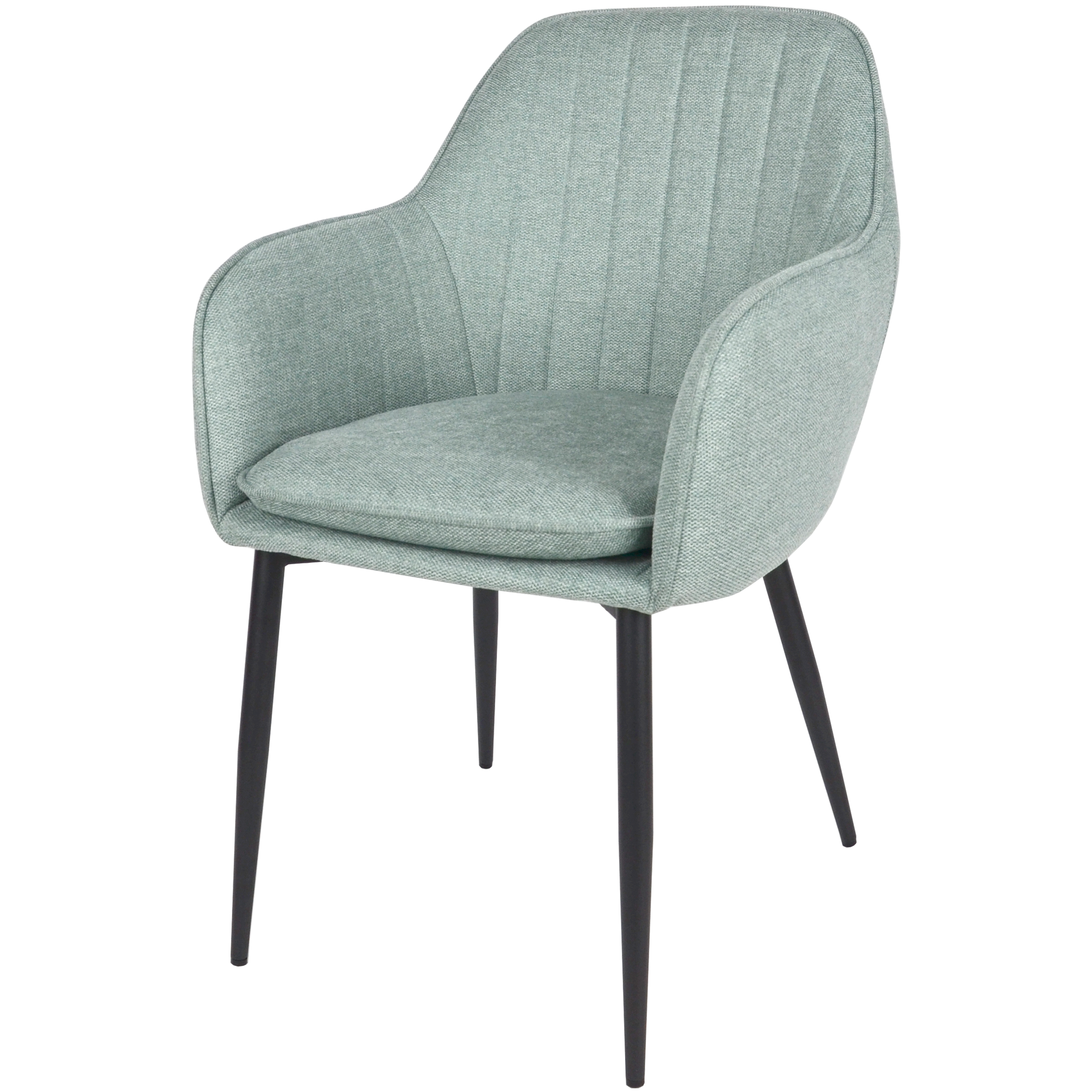 Стілець Intarsio Emily Чорний/Ментоловий - фото 1 Стілець Intarsio Emily Чорний/Ментоловий - фото 1