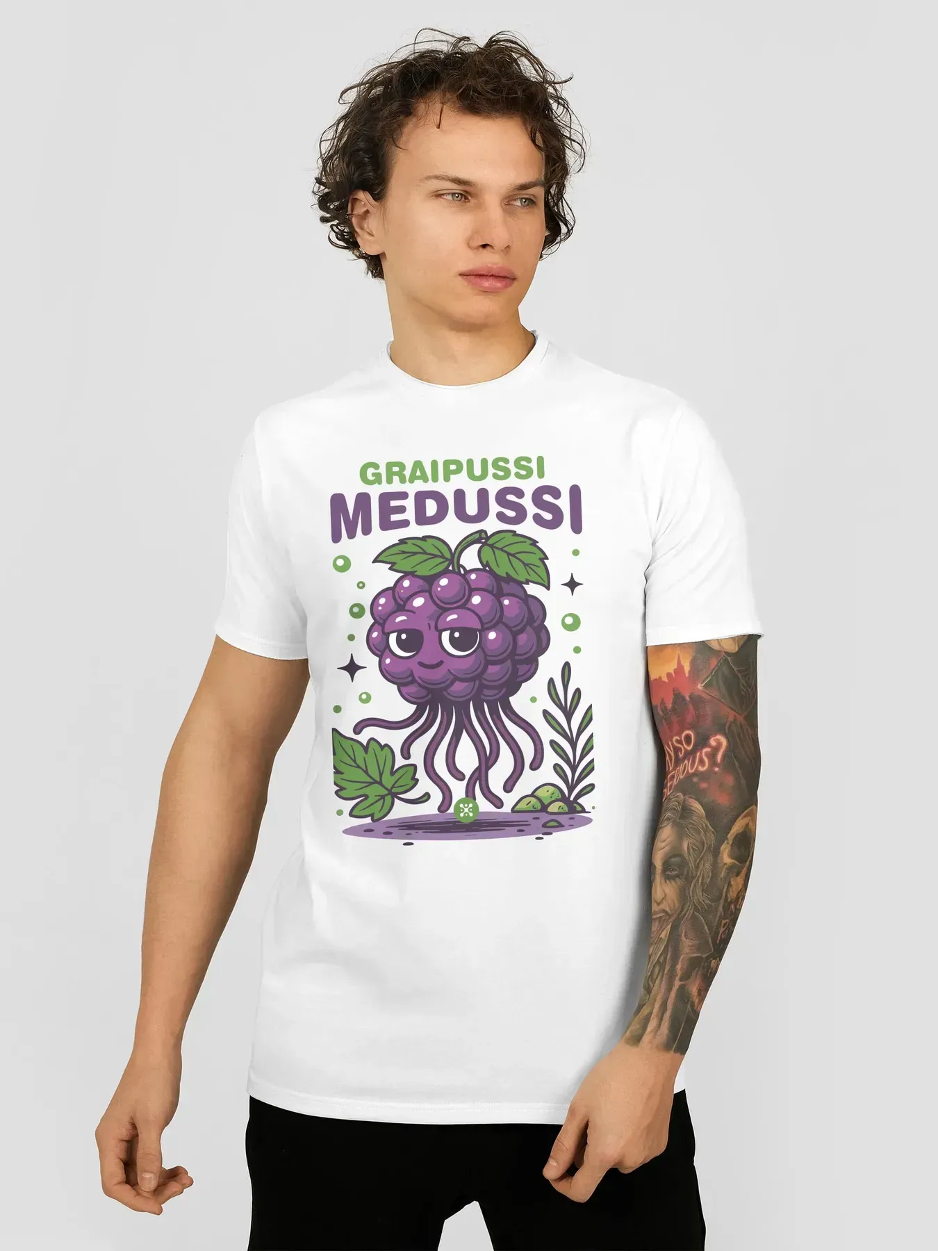 Футболка мужская "Grapussi Medussi" XL Белый (27188453) Футболка мужская "Grapussi Medussi" XL Белый (27188453)