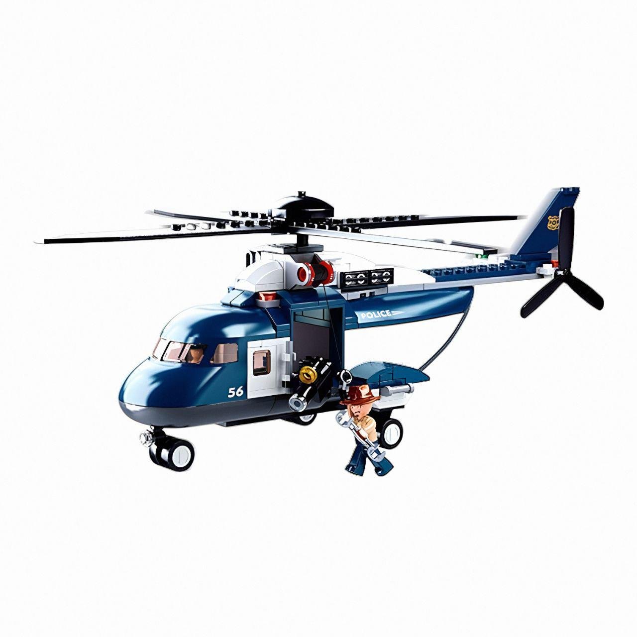 Конструктор Sluban M38-B0656 Полицейский вертолет и патрульная машина 285 деталей (27731330)