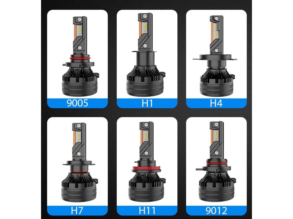 Лампи автомобільні LED Chip H7 170 W/17000 Lm/6000K 3570 9-18 V T80 - фото 4