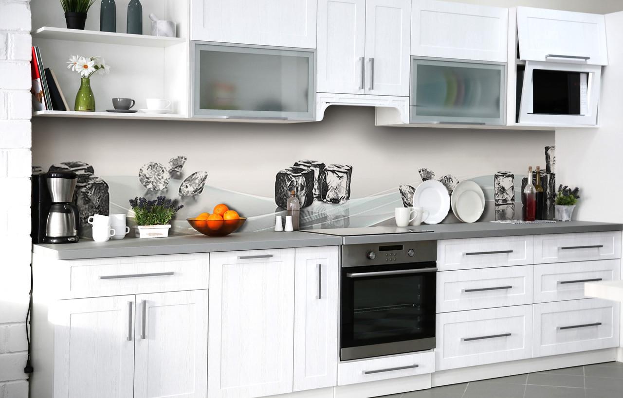 Кухонный фартук Кристальная прозрачность виниловый самоклеющийся 65х250 см Абстракция Кухонный фартук Кристальная прозрачность виниловый самоклеющийся 65х250 см Абстракция