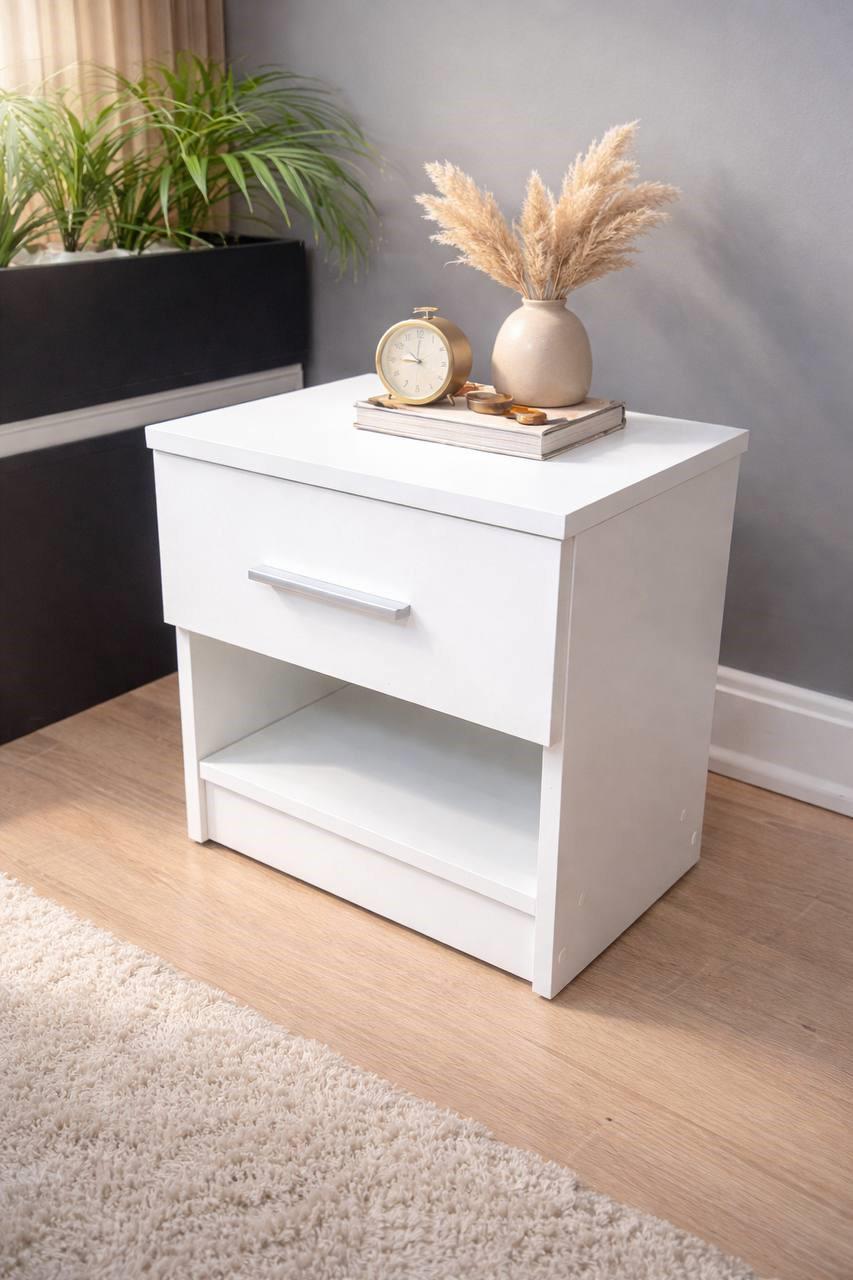 Тумба прикроватная Аттика 382х270х410 мм Белый (4165165)