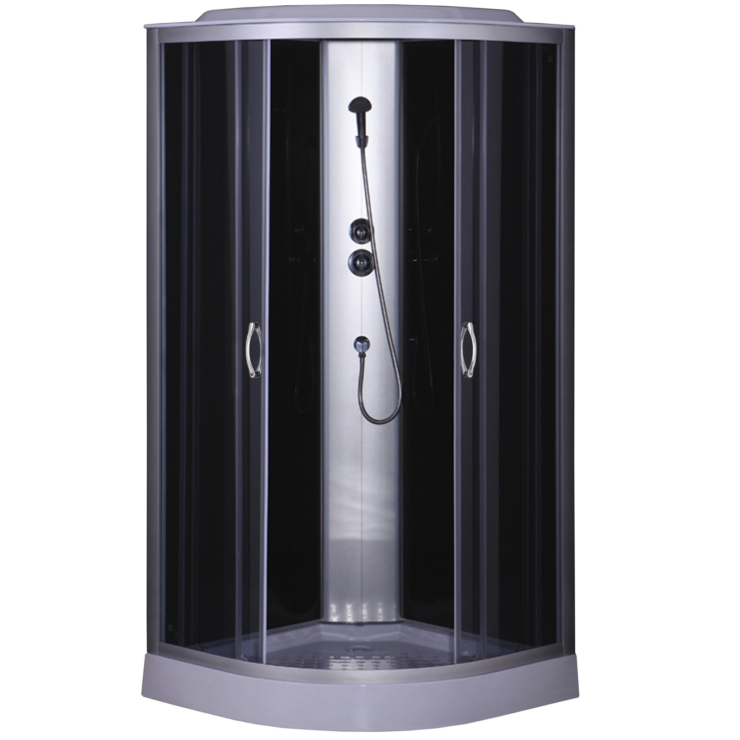 Душевая кабина Bravo Wislok L90B полукруглая с поддоном (GSR-000015527)