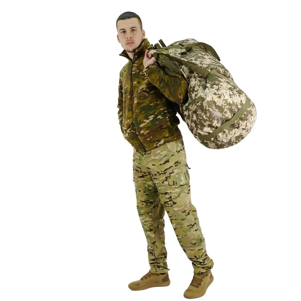 Сумка армійський Kiborg 120 л Піксель (9074) - фото 7 Сумка армійський Kiborg 120 л Піксель (9074) - фото 7