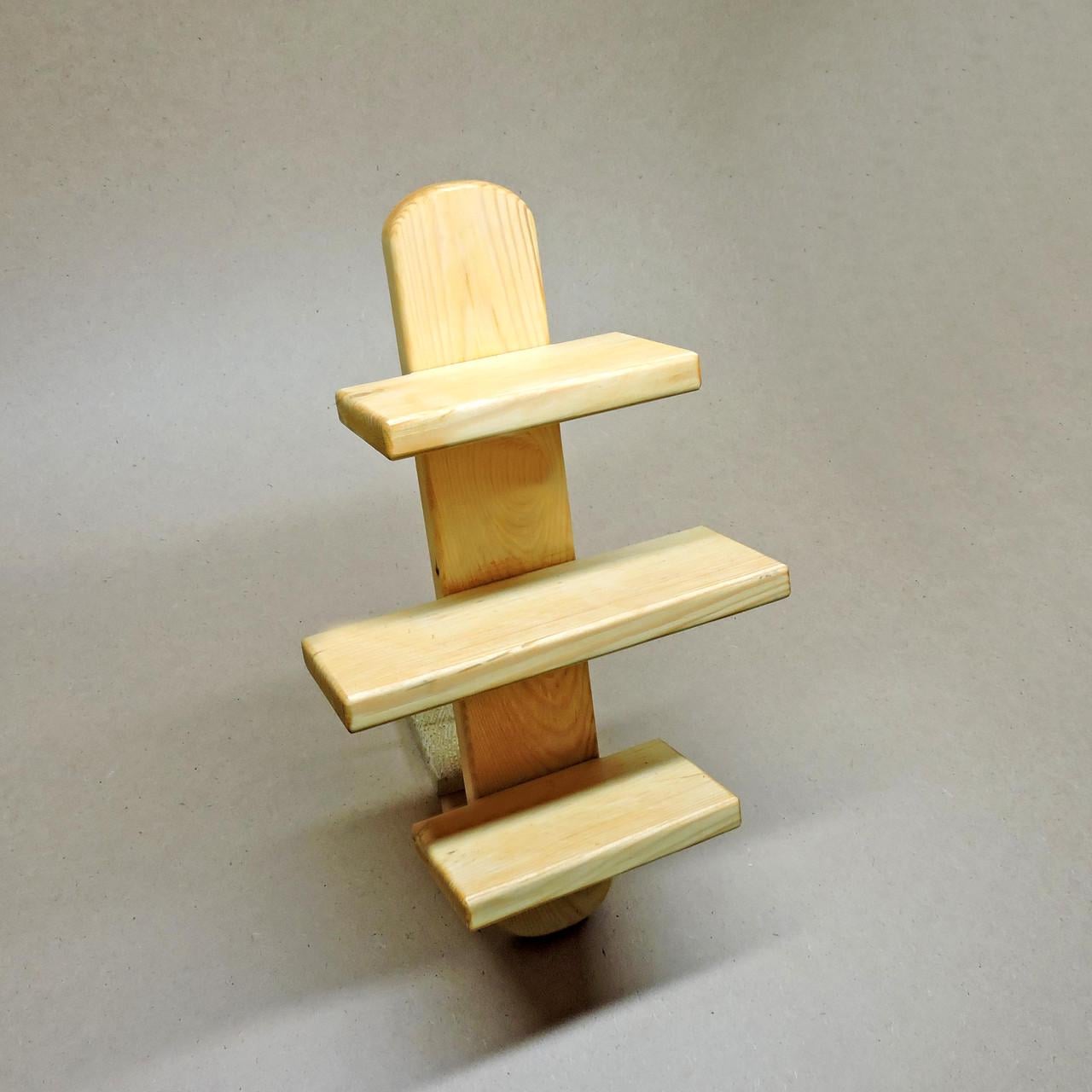 Полка настенная из дерева Скайтри Карри (НСП-000603)